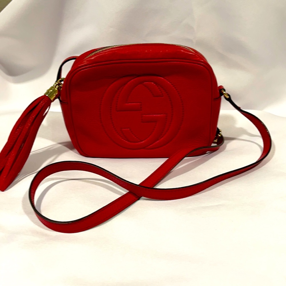 Red Gucci Disco Bag